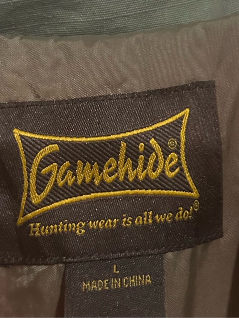 Hunting Jacket Gamehide Hunting Sportsman Orange Brown Long Sleeve Size Large - Picture 5 of 6